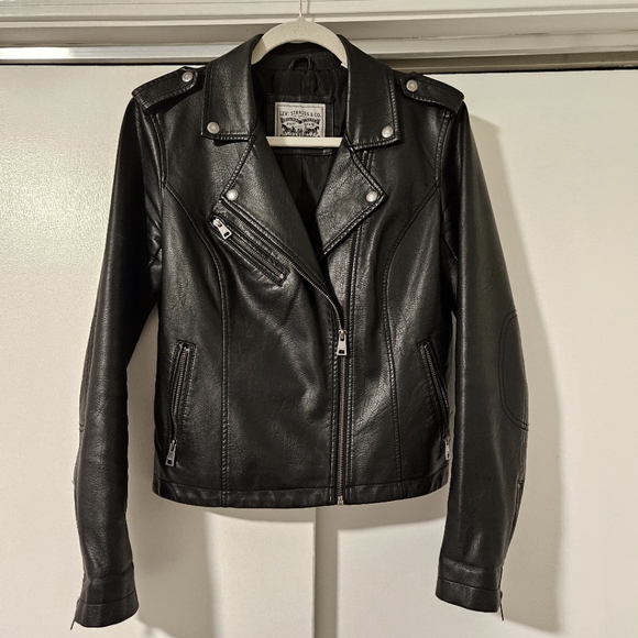 Levi's Jackets & Blazers - Levi's Women's Classic Faux Leather Asymmetrical Moto Jacket